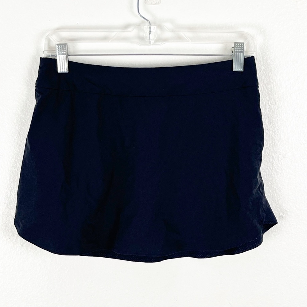 OUTDOOR VOICES Black Athletic Tennis Pickleball Gold Casual Utility Skirt Small